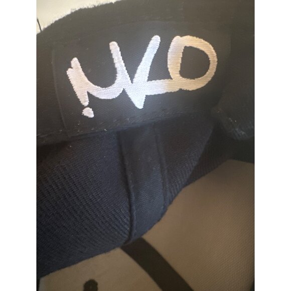 Skyline Wood Patch Black Snapback Hat With Wood Accent MKO adjustable - Picture 6 of 7